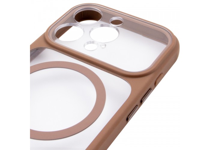 Чохол TPU+PC GETMAN Moon Clear with MagSafe для Apple iPhone 13 Pro Max (6.7
