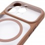 Чохол TPU+PC GETMAN Moon Clear with MagSafe для Apple iPhone 15 Pro Max (6.7