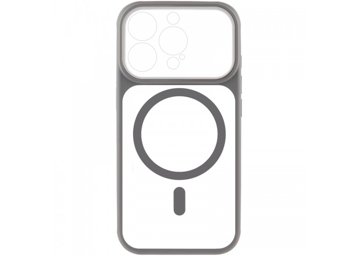 Чохол TPU+PC GETMAN Moon Clear with MagSafe для Apple iPhone 15 Pro Max (6.7