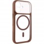 Чохол TPU+PC GETMAN Moon Clear with MagSafe для Apple iPhone 16 (6.1
