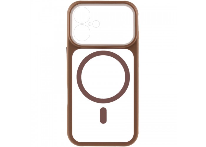 Чохол TPU+PC GETMAN Moon Clear with MagSafe для Apple iPhone 16 (6.1