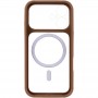 Чохол TPU+PC GETMAN Moon Clear with MagSafe для Apple iPhone 16 (6.1