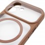 Чохол TPU+PC GETMAN Moon Clear with MagSafe для Apple iPhone 16 (6.1
