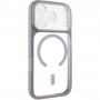 Чохол TPU+PC GETMAN Moon Clear with MagSafe для Apple iPhone 17 Pro (6.3