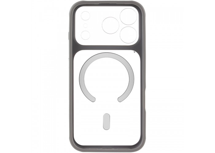 Чохол TPU+PC GETMAN Moon Clear with MagSafe для Apple iPhone 17 Pro (6.3