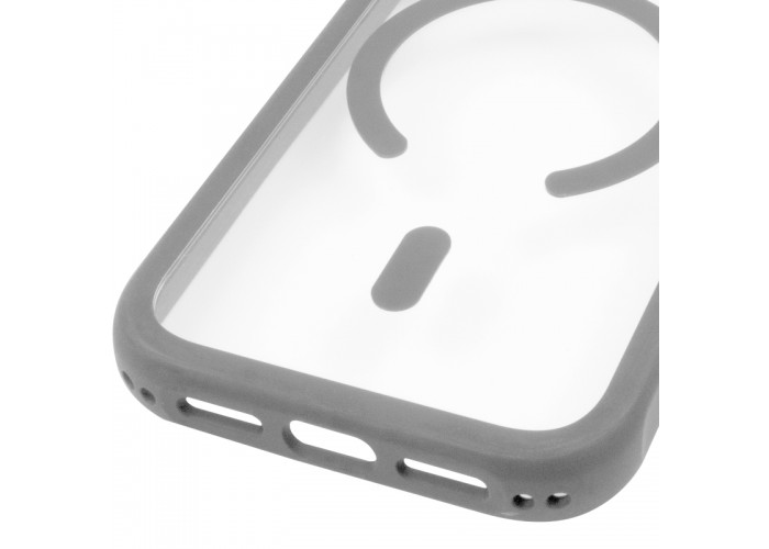 Чохол TPU+PC GETMAN Moon Clear with MagSafe для Apple iPhone 17 Pro (6.3