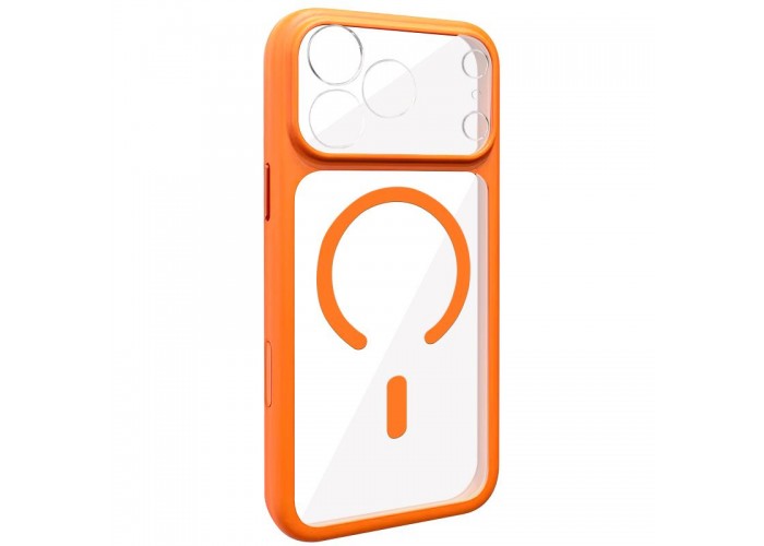 Чохол TPU+PC GETMAN Moon Clear with MagSafe для Apple iPhone 17 Pro (6.3