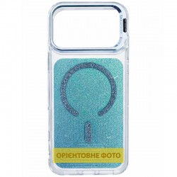 Чохол TPU+PC Jewel Sparkle with MagSafe для Apple iPhone 16 (6.1")  Aqua Blue - 00000084794_1