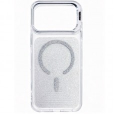 Чохол TPU+PC Jewel Sparkle with MagSafe для Apple iPhone 17 Pro Max (6.9")  Diamond White - 00000084800_2