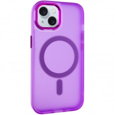 Чохол TPU+PC Lily with MagSafe для Apple iPhone 15 (6.1")  Purple - 00000071769_10