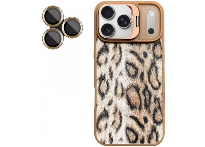 Чохол TPU+PC Wild Leopard with MagSafe and Lens для Apple iPhone 17 Pro (6.3