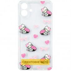 Чохол TPU Clear Joy для Xiaomi Redmi 15 (Global)  Strawberry Cats - 00000084809_5