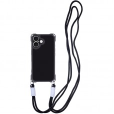 Чохол TPU CrossBody with straps для Apple iPhone 16 Plus (6.7")  Black - 00000078830_2