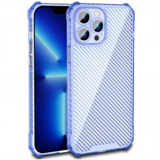 Чохол TPU Ease Carbon color series для Apple iPhone 13 Pro Max (6.7")  Синій / Прозорий - 00000055693_3