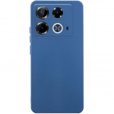 Чохол TPU GETMAN Liquid Silk Full Camera для Infinix Note 40 4G  Синій / Navy Blue - 00000077916_12