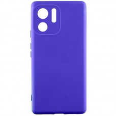 Чохол TPU GETMAN Liquid Silk Full Camera для Motorola Edge 40  Синій / Iris - 00000074053_10