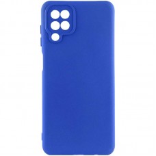 Чохол TPU GETMAN Liquid Silk Full Camera для Samsung Galaxy A12  Синій / Deep navy - 00000073783_20