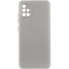 Чохол TPU GETMAN Liquid Silk Full Camera для Samsung Galaxy A51  Сірий / Lavender - 00000073792_20