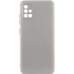 Чохол TPU GETMAN Liquid Silk Full Camera для Samsung Galaxy A51  Сірий / Lavender - 00000073792_20