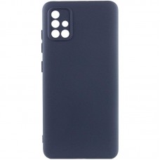 Чохол TPU GETMAN Liquid Silk Full Camera для Samsung Galaxy A51  Синій / Midnight Blue - 00000073792_11