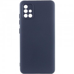 Чохол TPU GETMAN Liquid Silk Full Camera для Samsung Galaxy A51  Синій / Midnight Blue - 00000073792_11