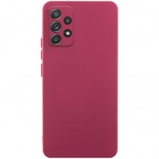 Чехол TPU GETMAN Liquid Silk Full Camera для Samsung Galaxy A52 4G / A52 5G / A52s  Бордовый / Marsala - 00000073793_1