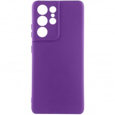 Чохол TPU GETMAN Liquid Silk Full Camera для Samsung Galaxy S22 Ultra  Фіолетовий / Purple - 00000075778_14