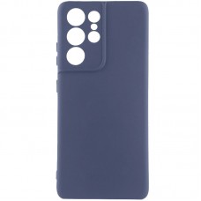 Чохол TPU GETMAN Liquid Silk Full Camera для Samsung Galaxy S22 Ultra  Синій / Midnight Blue - 00000075778_11