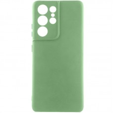Чохол TPU GETMAN Liquid Silk Full Camera для Samsung Galaxy S22 Ultra  Зелений / Pistachio - 00000075778_4
