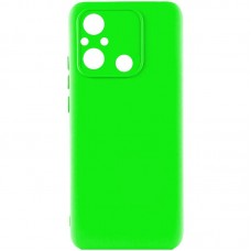 Чохол TPU GETMAN Liquid Silk Full Camera для Xiaomi Redmi 12C  Салатовий / Neon Green - 00000077925_9