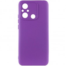 Чохол TPU GETMAN Liquid Silk Full Camera для Xiaomi Redmi 12C  Фіолетовий / Purple - 00000077925_14