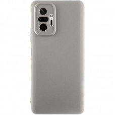 Чохол TPU GETMAN Liquid Silk Full Camera для Xiaomi Redmi Note 10 Pro / 10 Pro Max  Сірий / Lavender - 00000073803_20