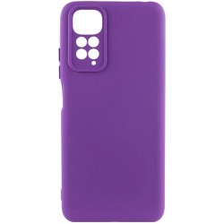 Чохол TPU GETMAN Liquid Silk Full Camera для Xiaomi Redmi Note 11 (Global) / Note 11S  Фіолетовий / Purple - 00000074069_14