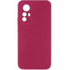 Чохол TPU GETMAN Liquid Silk Full Camera для Xiaomi Redmi Note 12S  Бордовий / Marsala - 00000074071_1