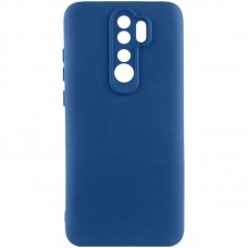 Чохол TPU GETMAN Liquid Silk Full Camera для Xiaomi Redmi Note 8 Pro  Синій / Navy Blue - 00000073804_12