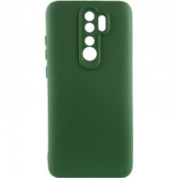 Чохол TPU GETMAN Liquid Silk Full Camera для Xiaomi Redmi Note 8 Pro  Зелений / Dark green - 00000073804_3