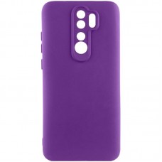 Чохол TPU GETMAN Liquid Silk Full Camera для Xiaomi Redmi Note 8 Pro  Фіолетовий / Purple - 00000073804_14