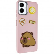 Чохол TPU Leather Toys для Samsung Galaxy A06  Capybara / Pink - 00000076379_1