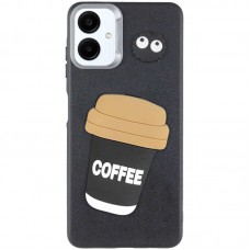 Чохол TPU Leather Toys для Samsung Galaxy A06  Coffee / Black - 00000076379_7