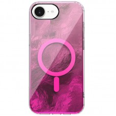 Чохол TPU Shiny Mountain (MagFit) для Apple iPhone 16e (6.1")  Pink - 00000077834_5