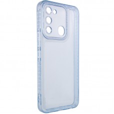 Чохол TPU Starfall Clear для TECNO Spark 8C  Блакитний - 00000064345_1