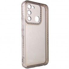 Чохол TPU Starfall Clear для TECNO Spark 8C  Сірий - 00000064345_4