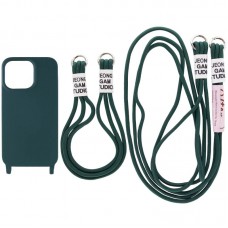 Чохол TPU two straps California для Apple iPhone 12 Pro / 12 (6.1")  Зелений / Forest green - 00000055805_5