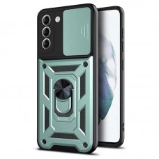 Чохол Ummi Camshield Serge Ring для Samsung Galaxy S21 FE  Зелений - 00000080741_2
