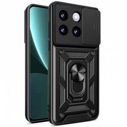 Чохол Ummi Camshield Serge Ring для Xiaomi 14  Чорний - 00000080778_7
