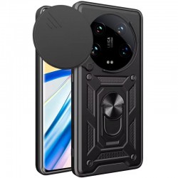 Чохол Ummi Camshield Serge Ring для Xiaomi 14 Ultra  Чорний / Black - 00000085075_7