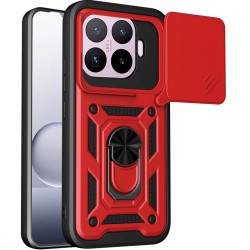 Чохол Ummi Camshield Serge Ring для Xiaomi 17T Pro  Червоний / Red - 00000087292_4