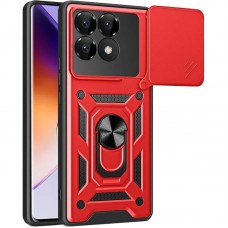 Чохол Ummi Camshield Serge Ring для Xiaomi Poco F7 Pro  Червоний - 00000080723_4