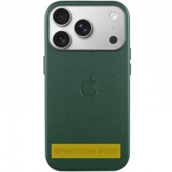Чохол шкіряний Leather Case (AA) with MagSafe and Animation для Apple iPhone 17 Air (6.5")  Forest Green - 00000084664_6