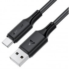 Дата кабель Acefast C17-04 USB to Type-C 3A (1.2m)  Black - 00000085428_1